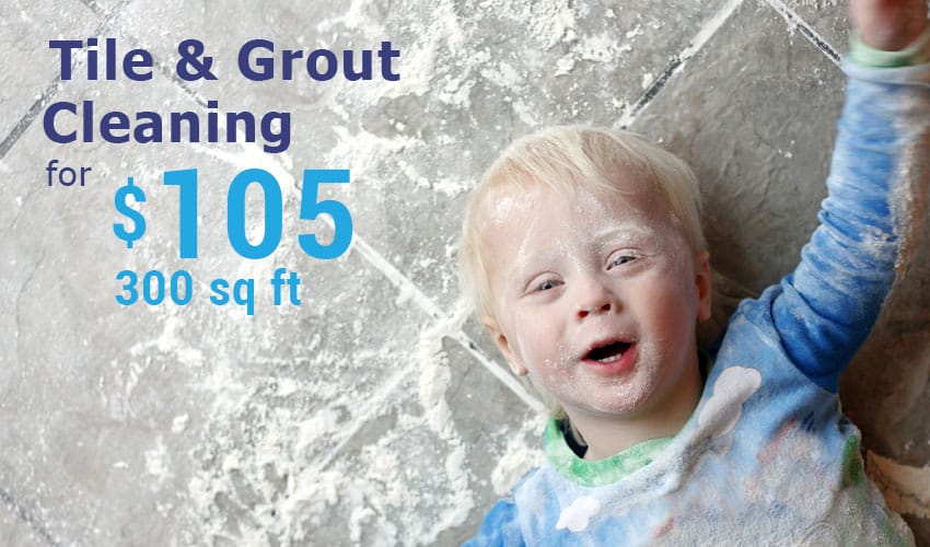 CCR coupon for tile and grout cleaning. $105 for 300 sq ft.