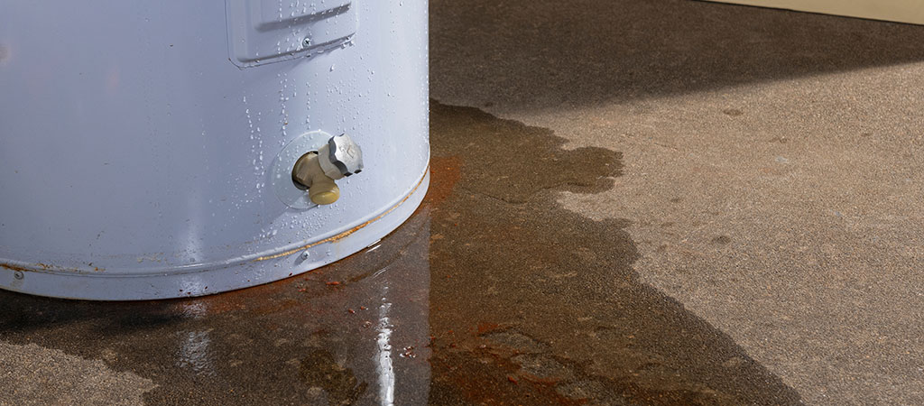 Holiday Water Damage - check waterheaters for rust