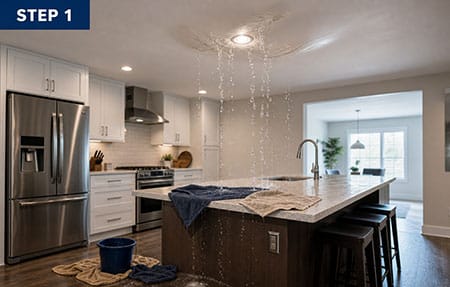 Step 1 Stay Safe. Tucson Roof Leak And Tarping Services