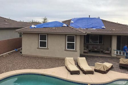 Tucson Emergency Restoration Services: Roof Tarping